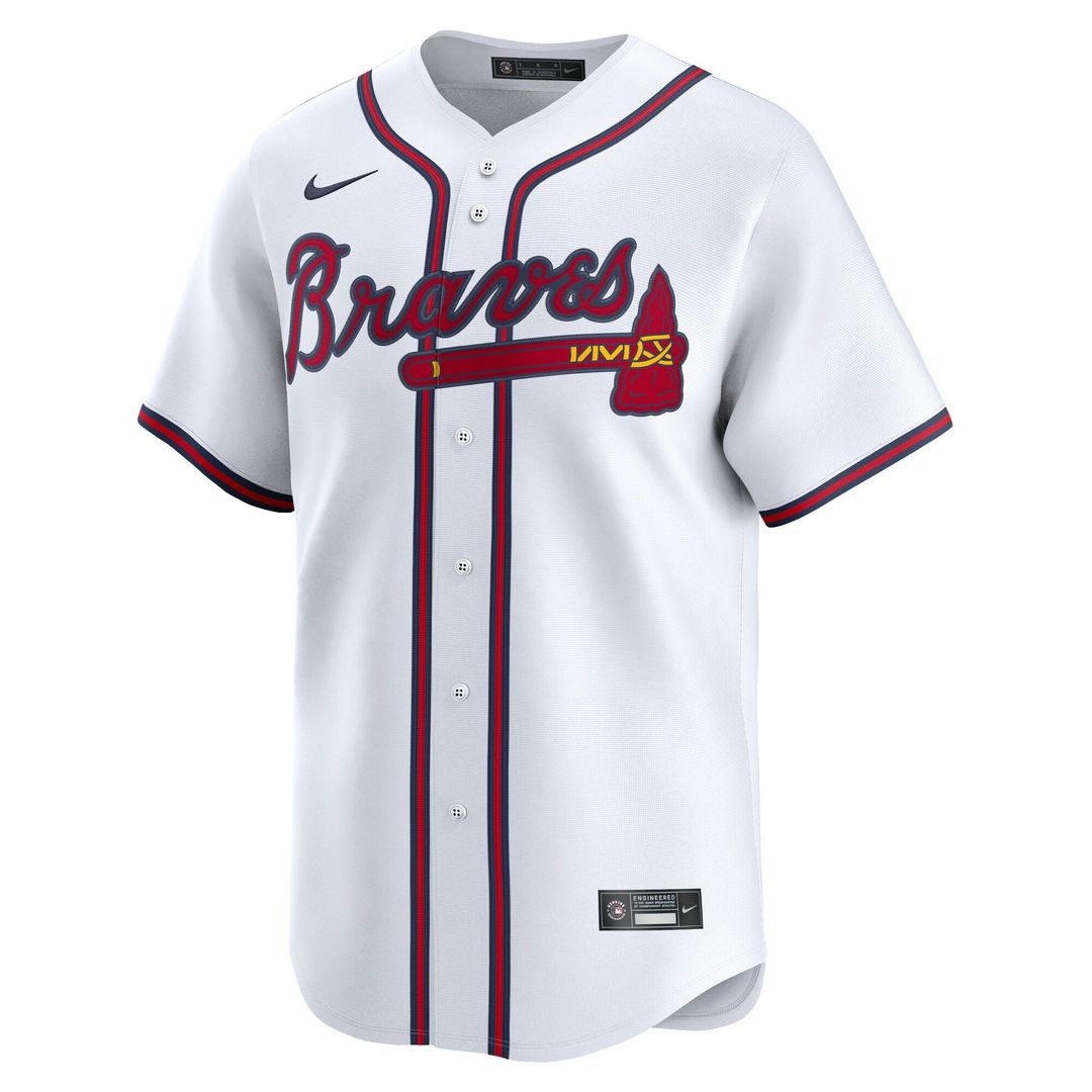 Atlanta Braves Sean Murphy Nike White Home Limited Player Jersey product image 2, provided for visual reference and product