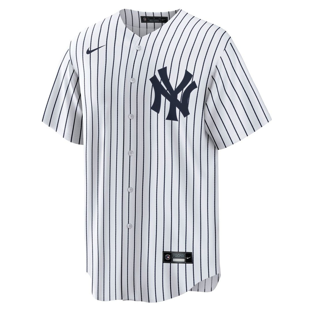 New York Yankees Giancarlo Stanton Nike White Home Replica Player Jersey product image 2, provided for visual reference and