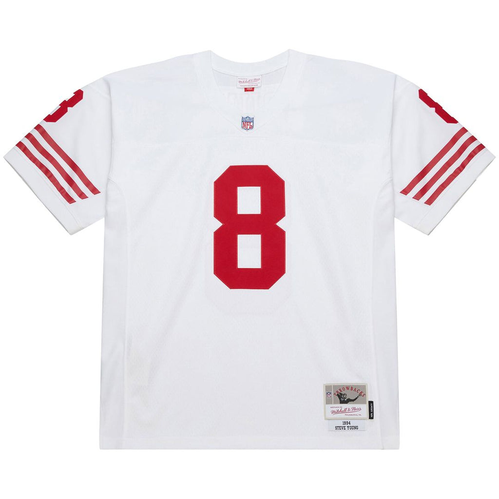San Francisco 49ers Steve Young Mitchell & Ness White 1994 Legacy Replica Jersey product image 2, provided for visual
