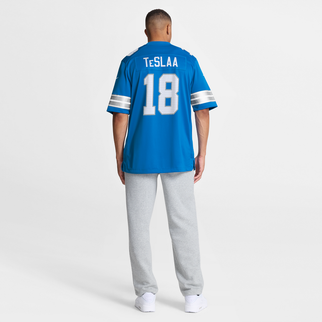Detroit Lions Isaac TeSlaa Nike Black Alternate Game Player Jersey product image 20, provided for visual reference and