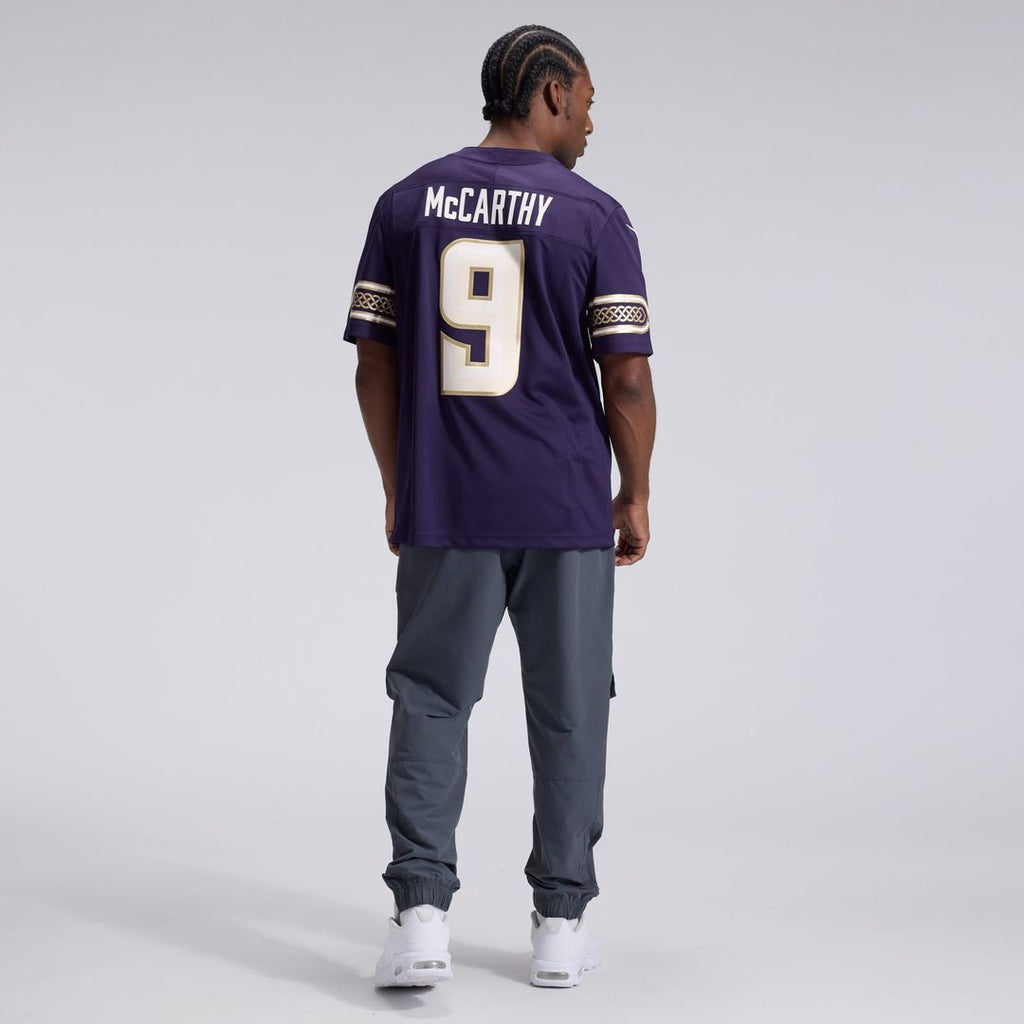 Minnesota Vikings J.J. McCarthy Nike Purple 2026 Rivalries Collection Stitched Limited Jersey product image 5, provided for