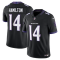 Baltimore Ravens Kyle Hamilton Nike Black Alternate Vapor F.U.S.E. Stitched Limited Jersey product image 1, provided for