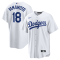 Los Angeles Dodgers Yoshinobu Yamamoto Nike White Home Replica Jersey product image 1, provided for visual reference and