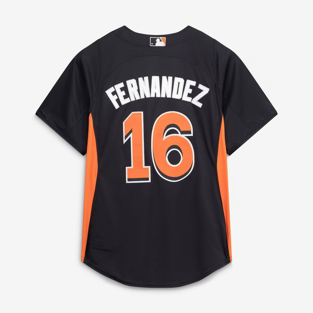 Miami Marlins Jose Fernandez Mitchell & Ness Black Authentic Batting Practice Jersey product image 3, provided for visual