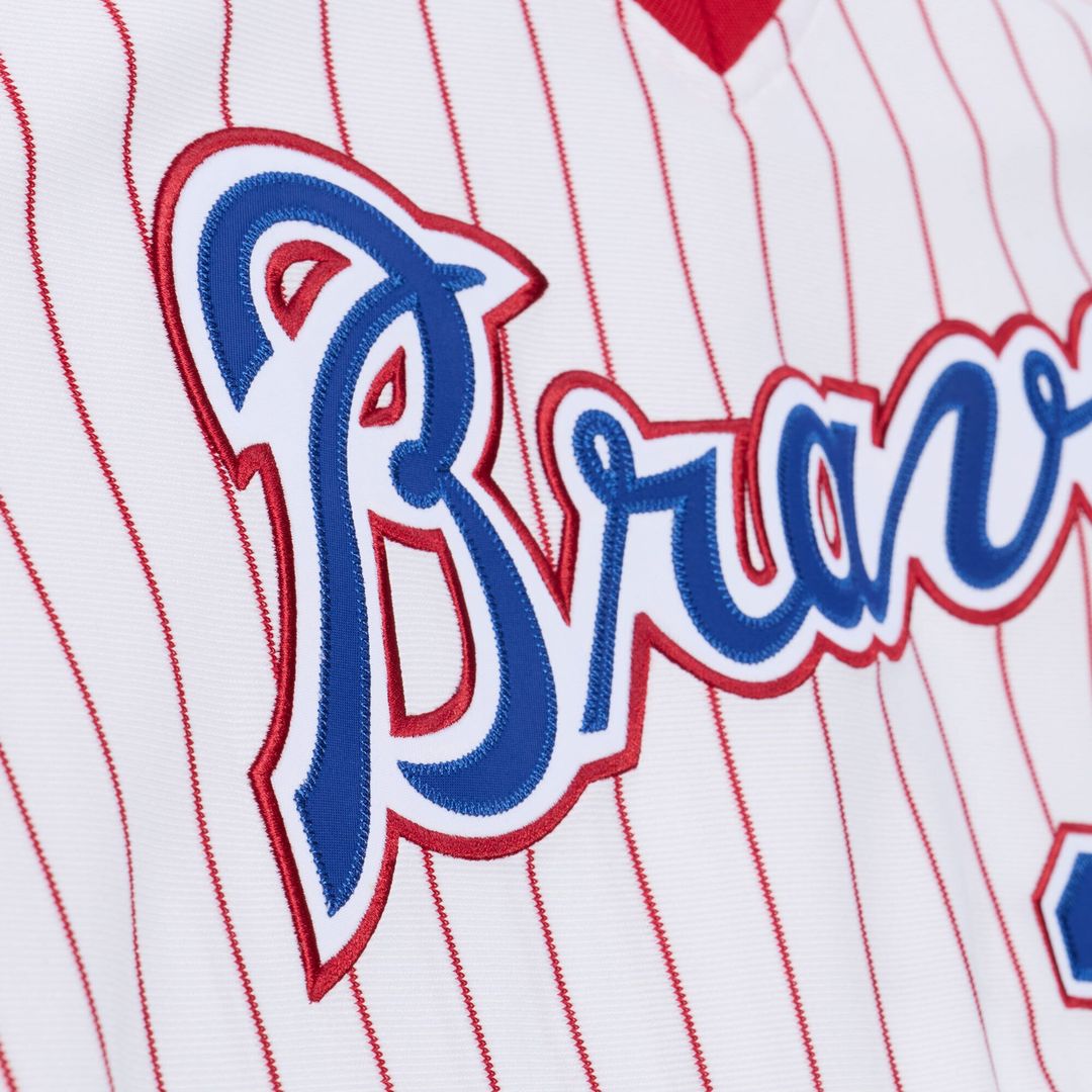 Atlanta Braves Dale Murphy Mitchell & Ness White 1976 Authentic Jersey product image 6, provided for visual reference and