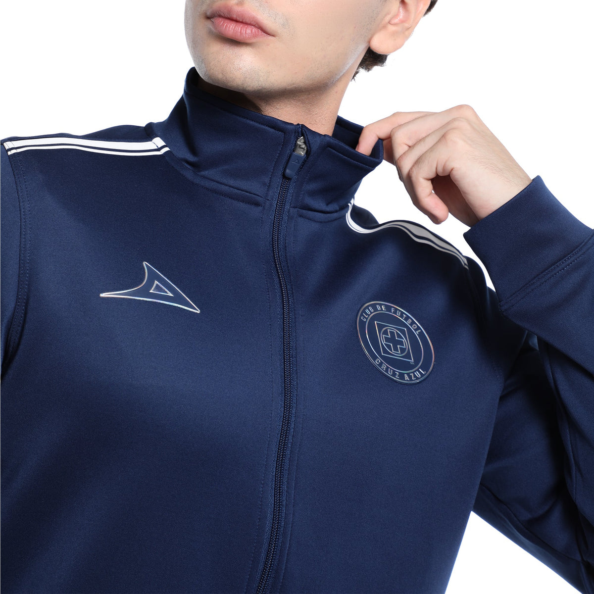 Pirma Cruz Azul Men Jacket NAVY 91477 product image 2, provided for visual reference and product detail review