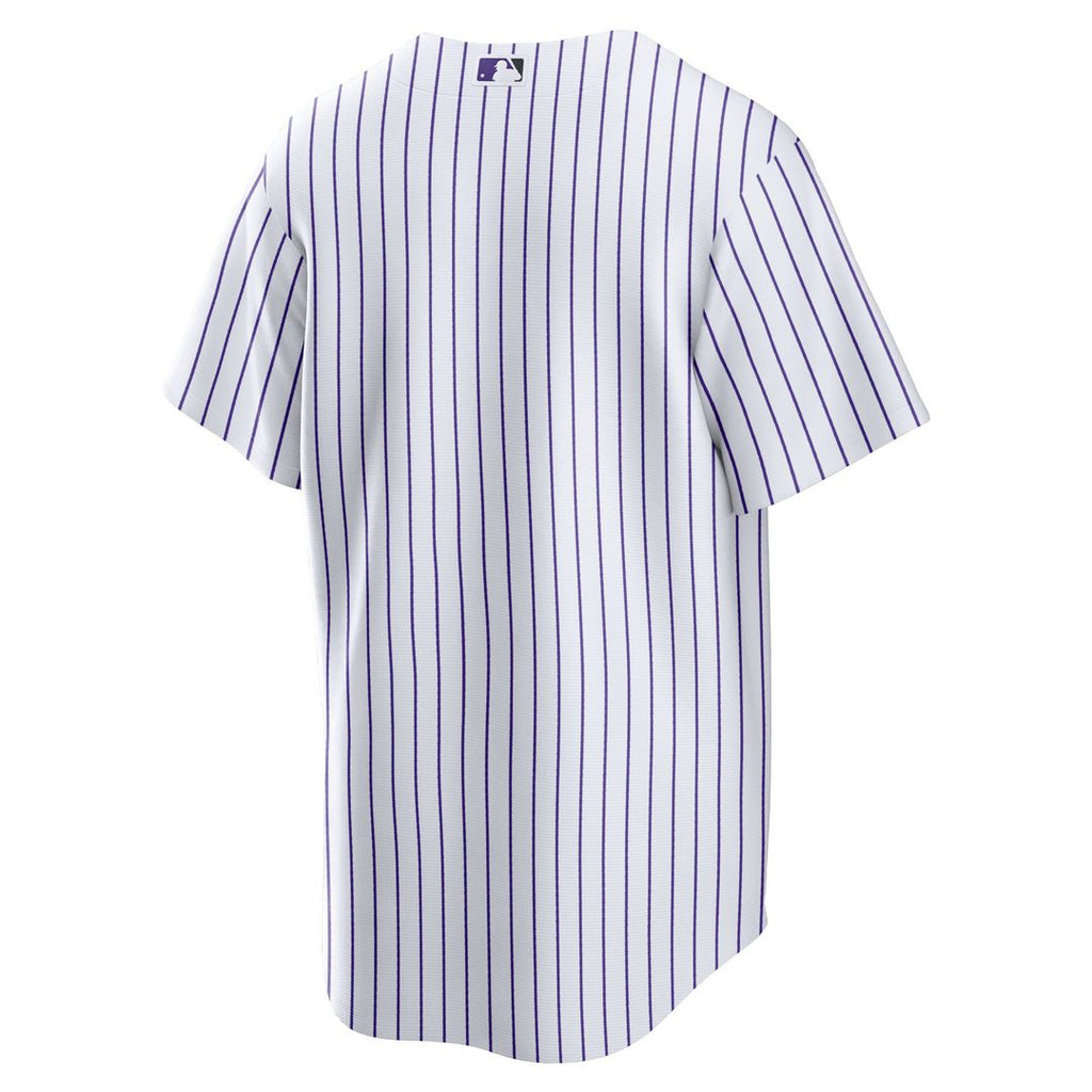 Colorado Rockies Nike White Home Blank Replica Jersey product image 3, provided for visual reference and product detail