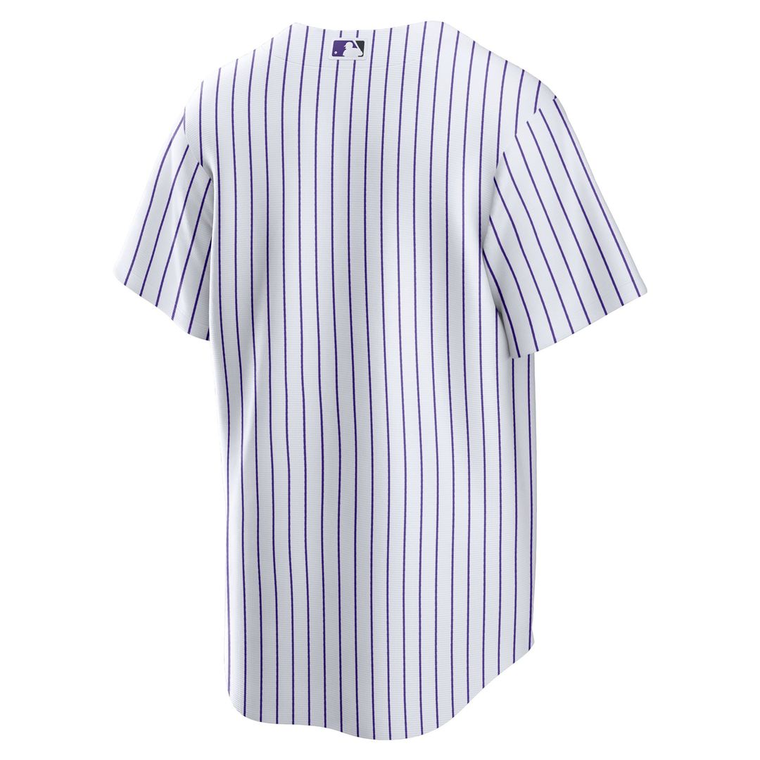 Colorado Rockies Nike White Home Blank Replica Jersey product image 3, provided for visual reference and product detail