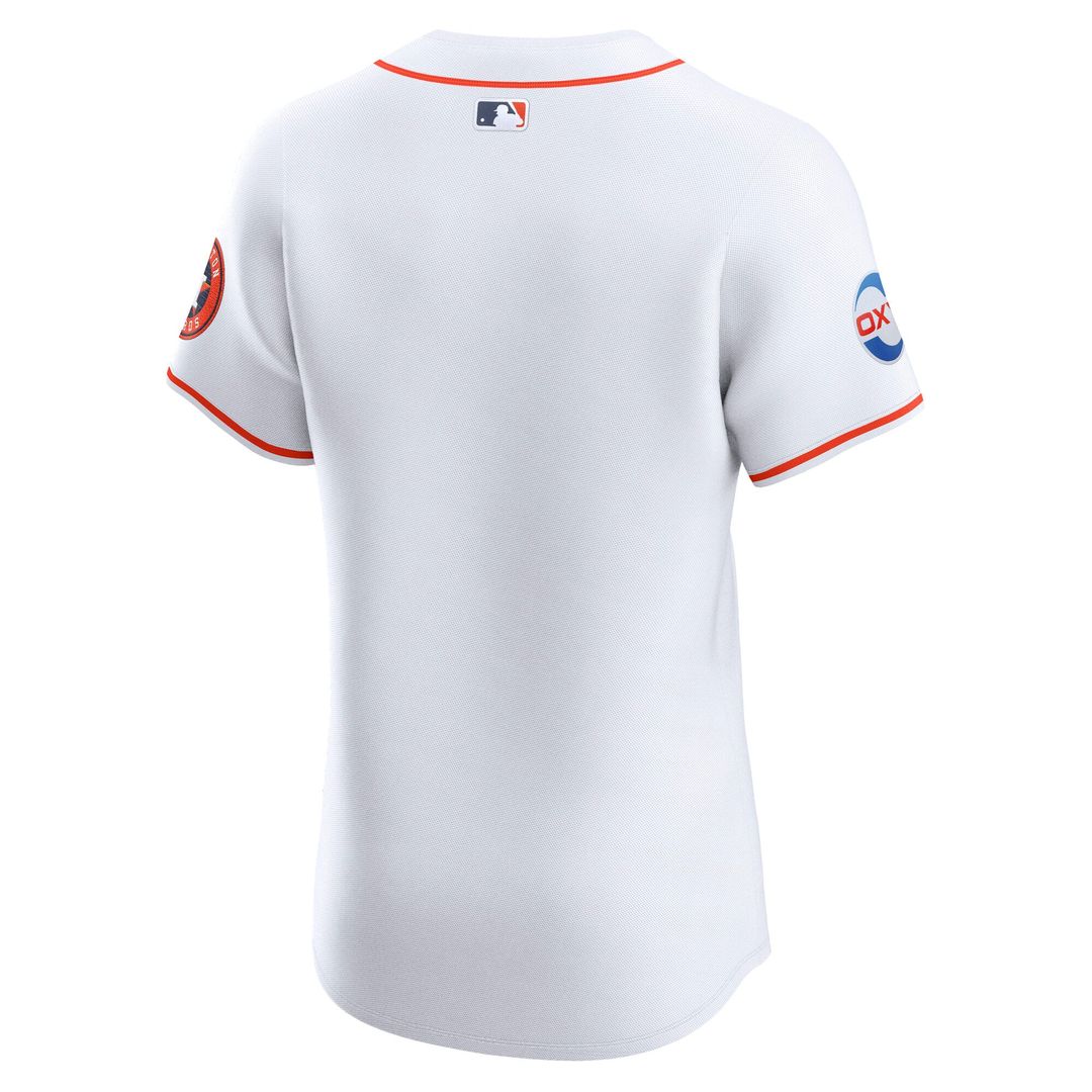 Houston Astros Nike White Home Elite Jersey product image 3, provided for visual reference and product detail review
