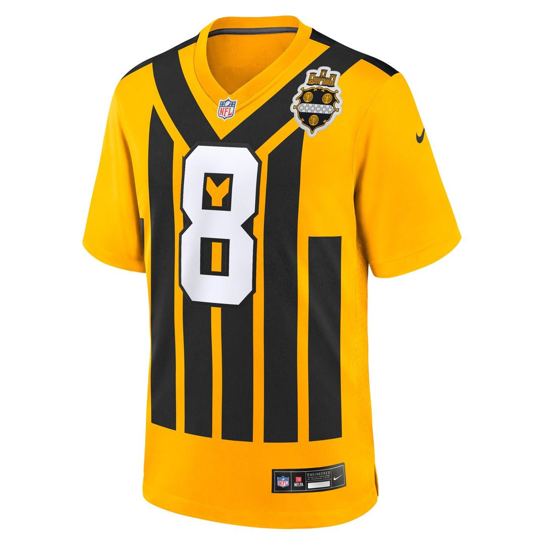 Pittsburgh Steelers Aaron Rodgers Nike White Game Jersey product image 21, provided for visual reference and product detail