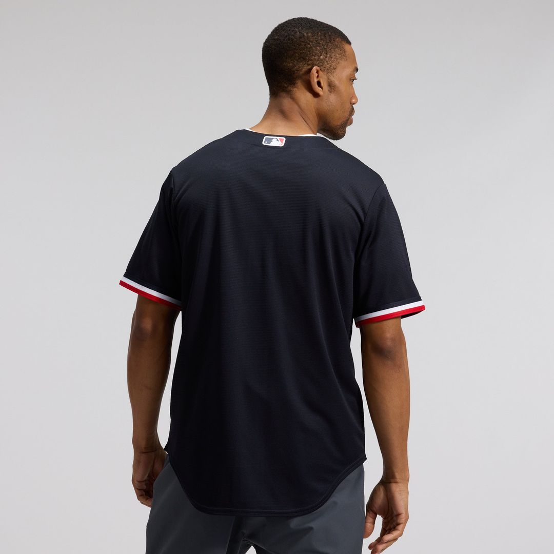 Minnesota Twins Nike Navy Alternate Replica Jersey product image 2, provided for visual reference and product detail review