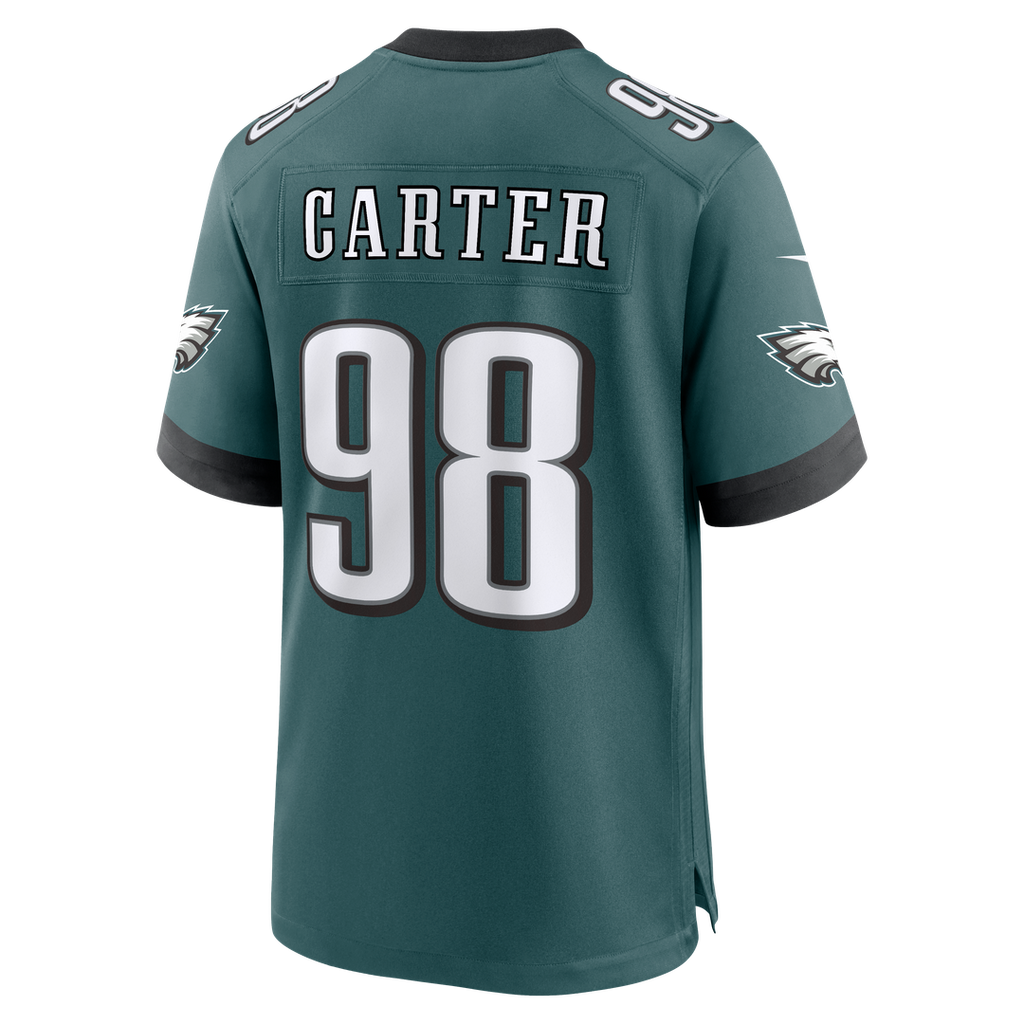 Philadelphia Eagles Jalen Carter Nike White Game Jersey product image 22, provided for visual reference and product detail
