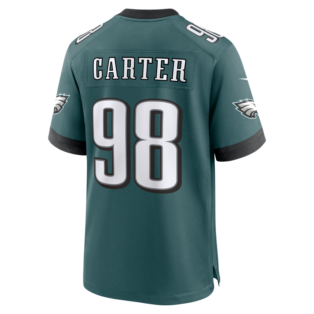 Philadelphia Eagles Jalen Carter Nike White Game Jersey product image 22, provided for visual reference and product detail