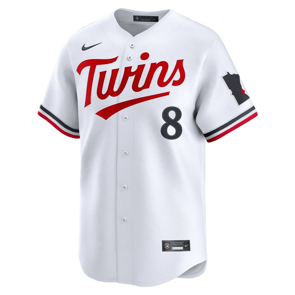 Minnesota Twins Christian Vázquez Nike White Home Limited Jersey product image 2, provided for visual reference and product
