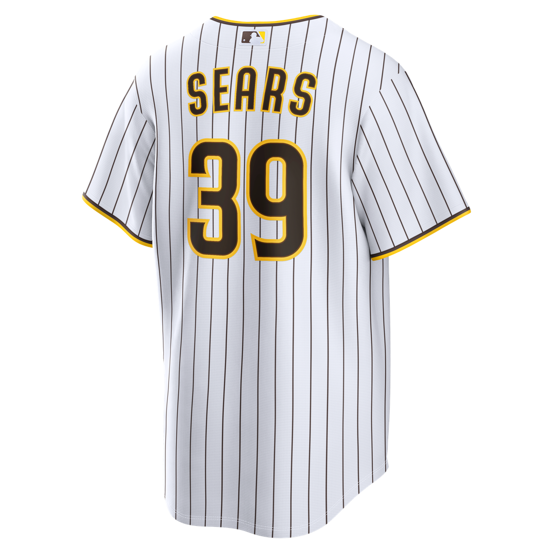 San Diego Padres JP Sears Nike White Home Replica Jersey product image 5, provided for visual reference and product detail