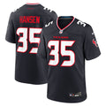 Houston Texans Jake Hansen Nike Navy Team Game Jersey product image 1, provided for visual reference and product detail