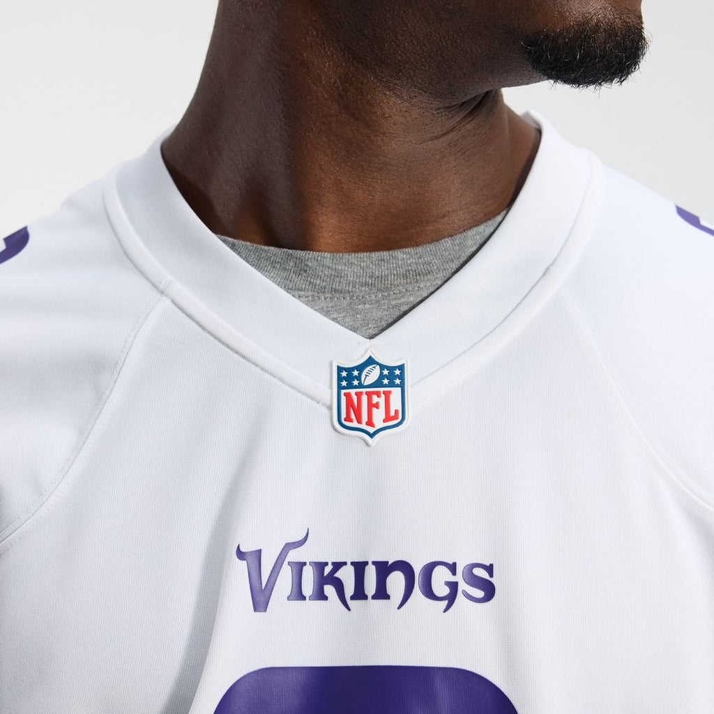Minnesota Vikings J.J. McCarthy Nike Purple 2nd Alternate Player Game Jersey product image 21, provided for visual reference