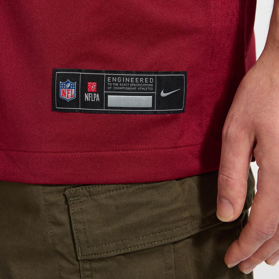 Washington Commanders Terry McLaurin Nike Burgundy Game Jersey product image 8, provided for visual reference and product