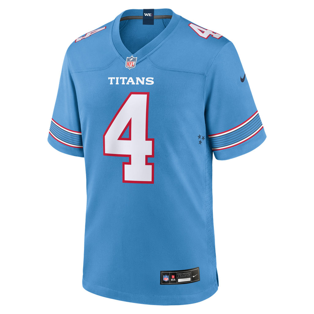 Tennessee Titans Wan'Dale Robinson Nike Light Blue Team Game Jersey product image 8, provided for visual reference and
