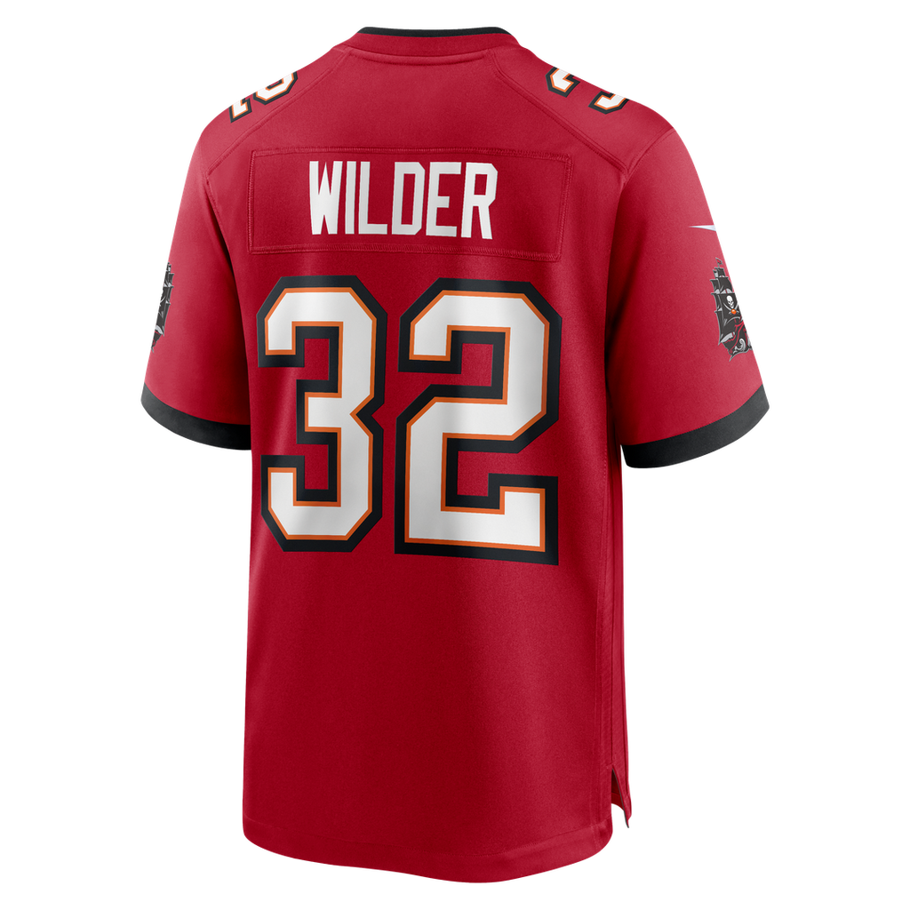 Tampa Bay Buccaneers James Wilder Nike Red Game Retired Player Jersey product image 3, provided for visual reference and