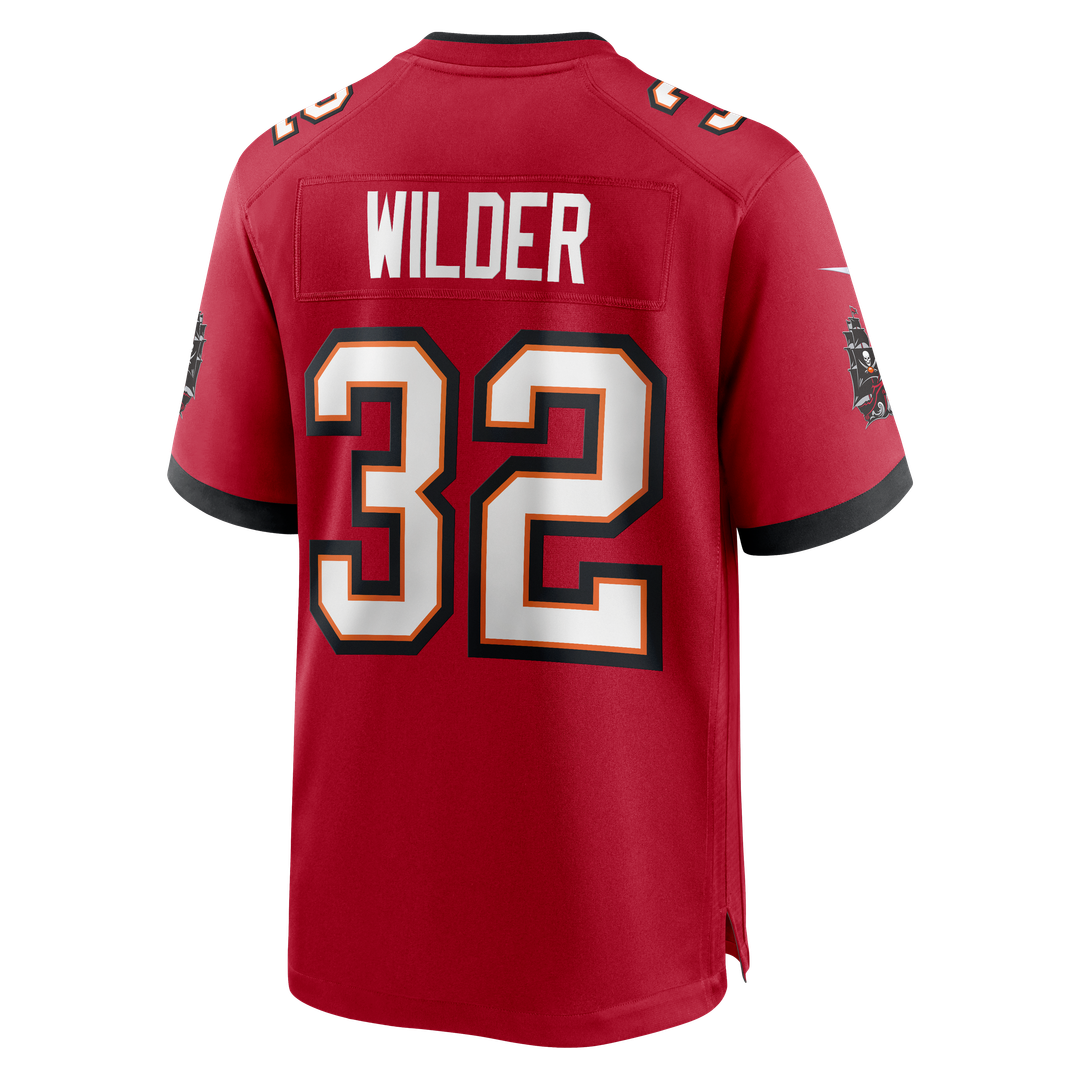 Tampa Bay Buccaneers James Wilder Nike Red Game Retired Player Jersey product image 3, provided for visual reference and