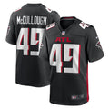 Atlanta Falcons Liam McCullough Nike Black Team Game Jersey product image 1, provided for visual reference and product
