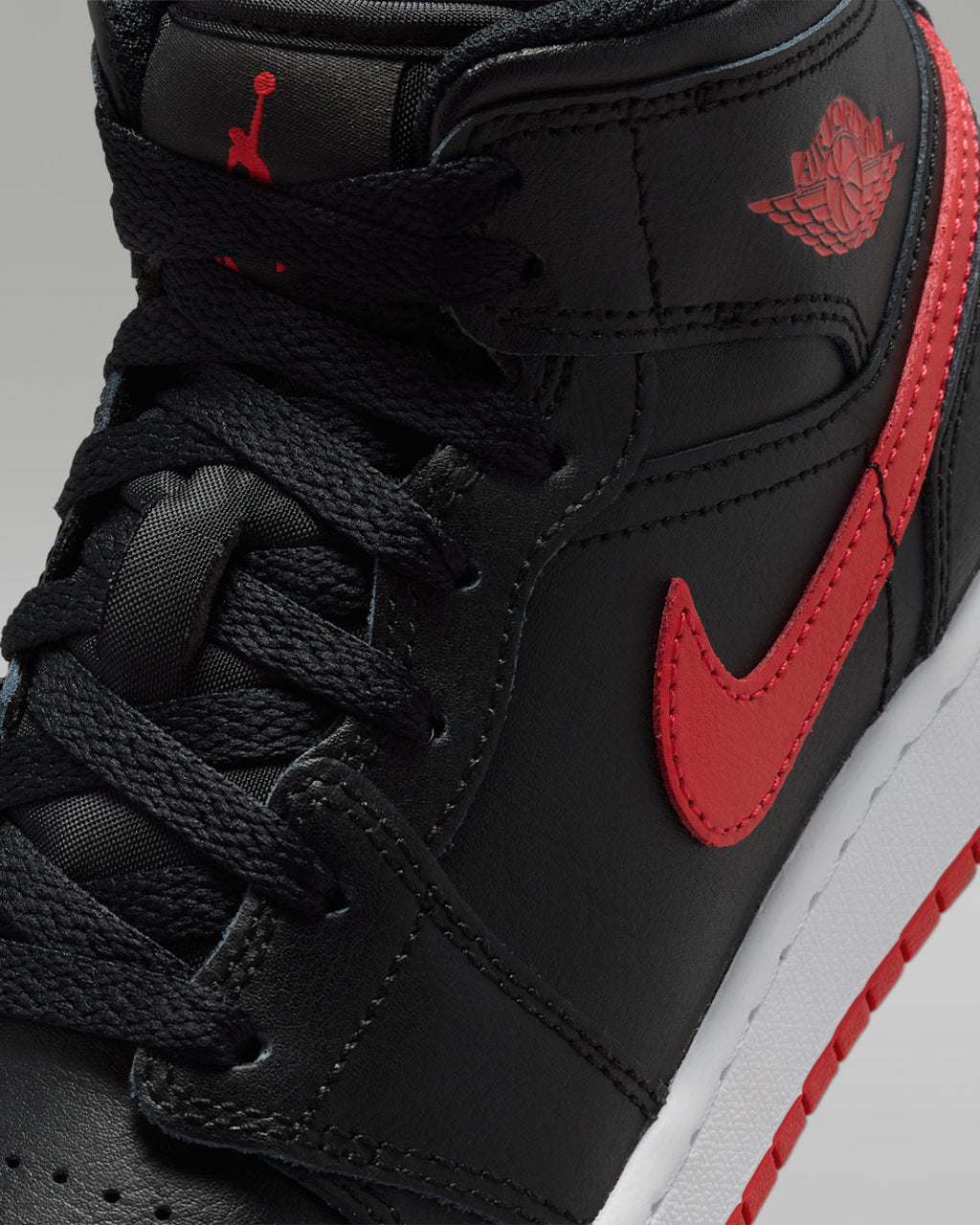 Nike Kids Air Jordan 1 Mid GS DQ8423 005 product image 7, provided for visual reference and product detail review