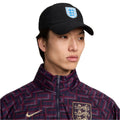 NIKE England Dri-FIT Club Unstructured Swoosh Cap - FN5028 010 product image 1, provided for visual reference and product