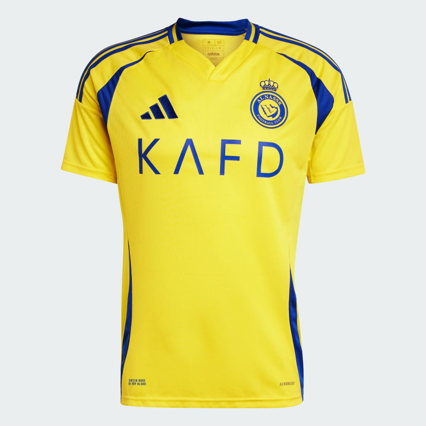 2024/25 ADIDAS Al Nassr FC Ronaldo Men Replica Home Jersey - JP0459 product image 3, provided for visual reference and