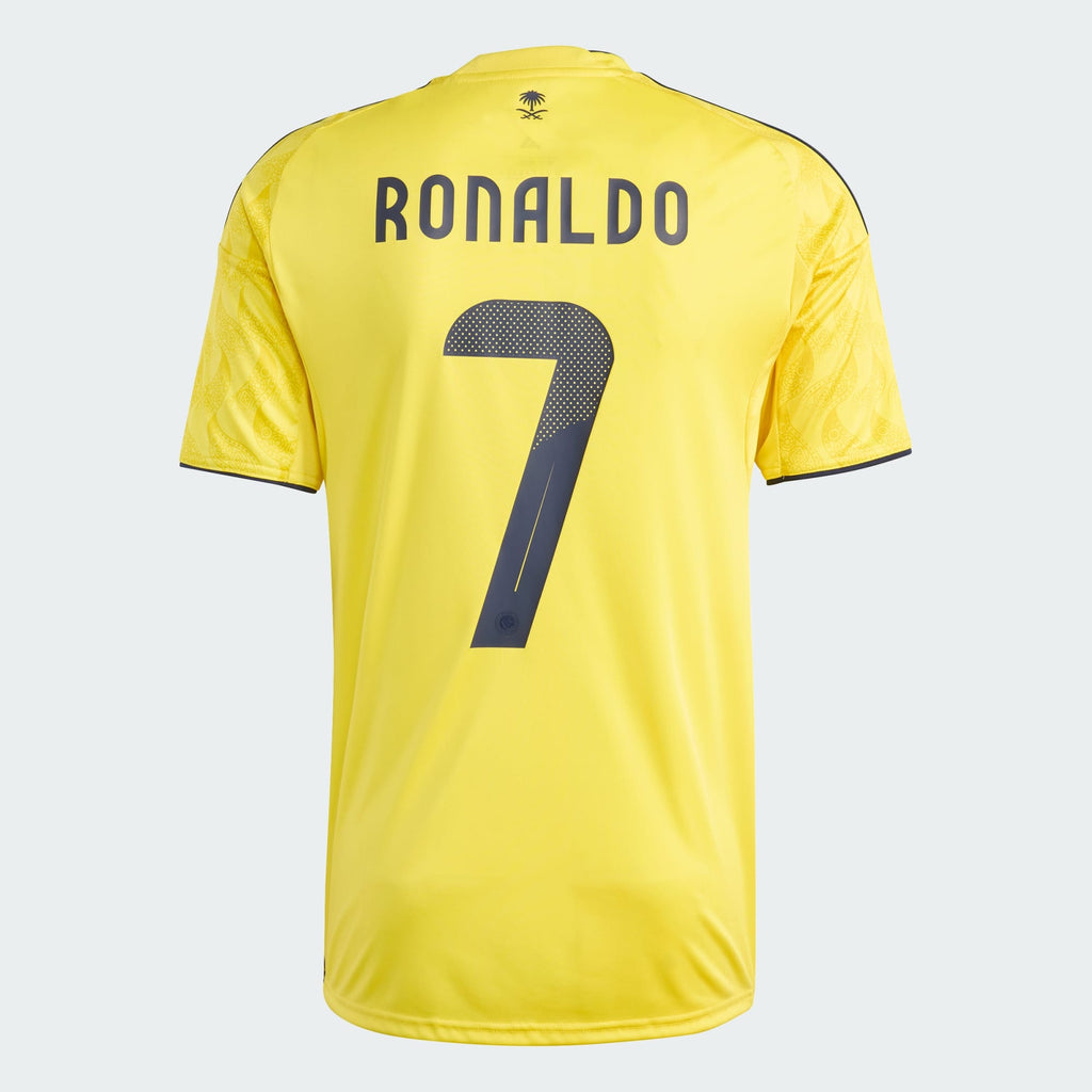 ADIDAS Al Nassr FC Men Home "CR7" Jersey 25/26 - JN7982 product image 2, provided for visual reference and product detail