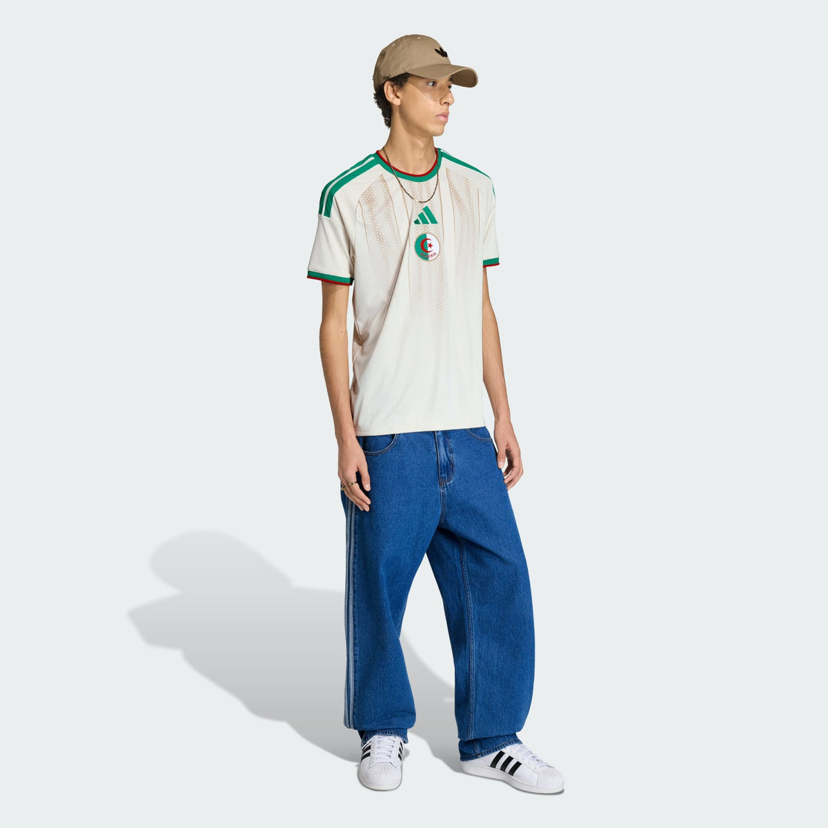 ADIDAS Algeria Men Home Jersey 2026 - JN4457 product image 5, provided for visual reference and product detail review