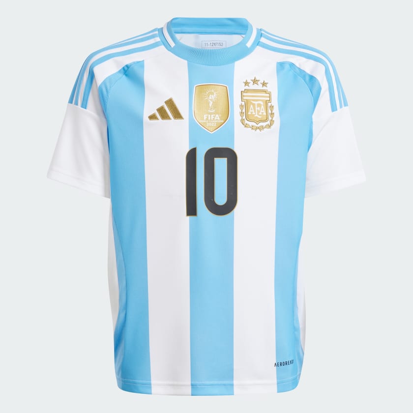 ADIDAS Argentina "Messi" Youth Home Jersey 24/25 - IX7794 product image 2, provided for visual reference and product detail