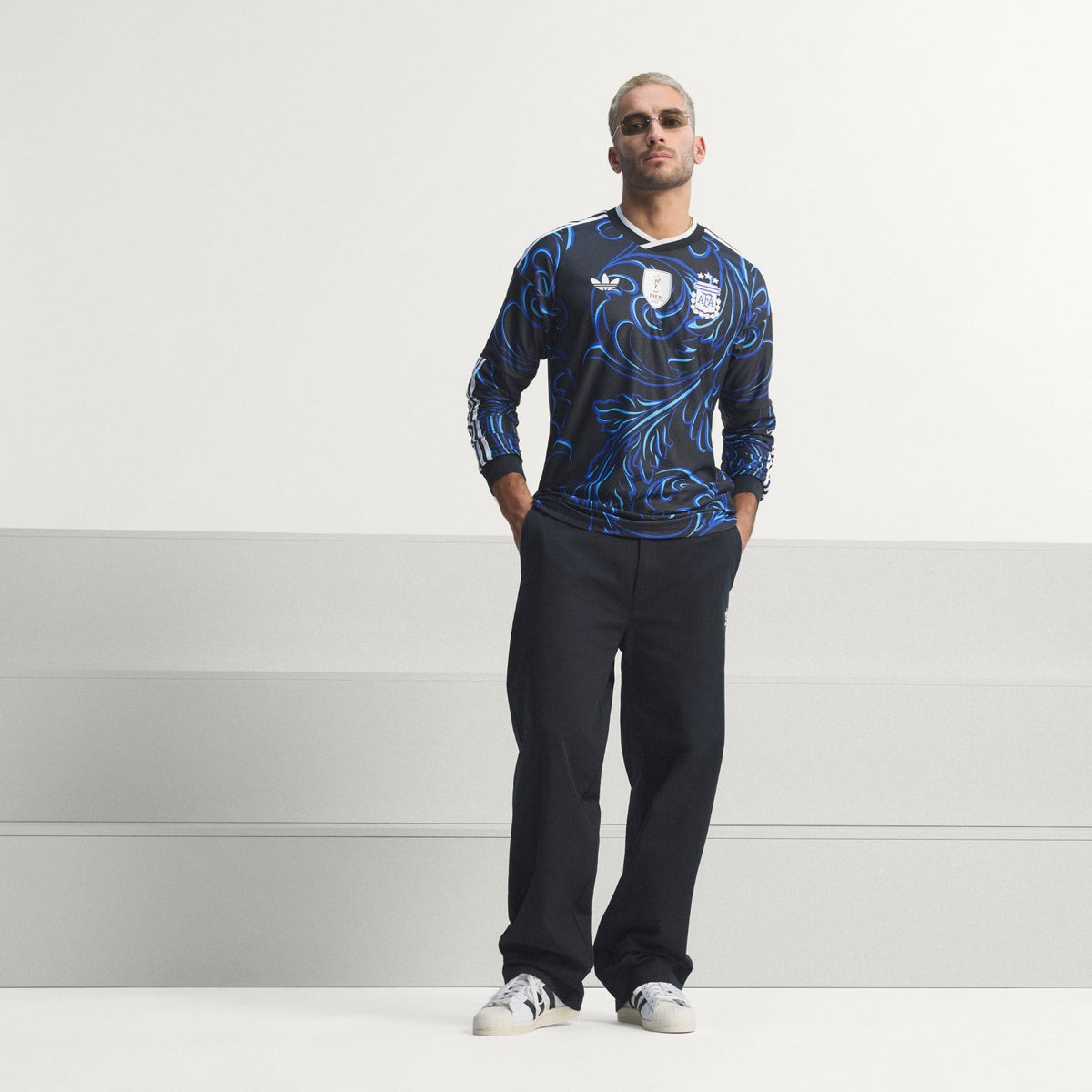 Adidas Argentina Away Men Authentic LS Jersey 26/27 - KB0643 product image 3, provided for visual reference and product
