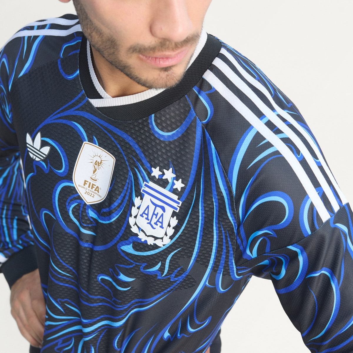 Adidas Argentina Away Men Authentic LS Jersey 26/27 - KB0643 product image 6, provided for visual reference and product