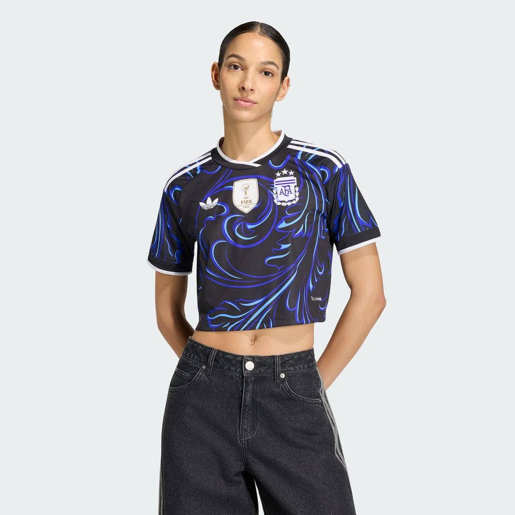 Adidas Argentina Women Away Cropped Jersey 26/27 - KE5984 product image 3, provided for visual reference and product detail