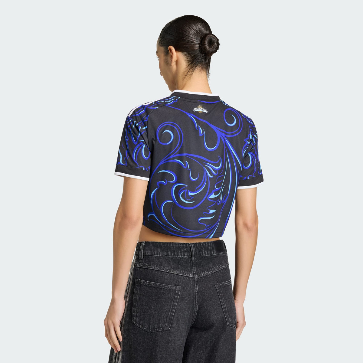 Adidas Argentina Women Away Cropped Jersey 26/27 - KE5984 product image 4, provided for visual reference and product detail