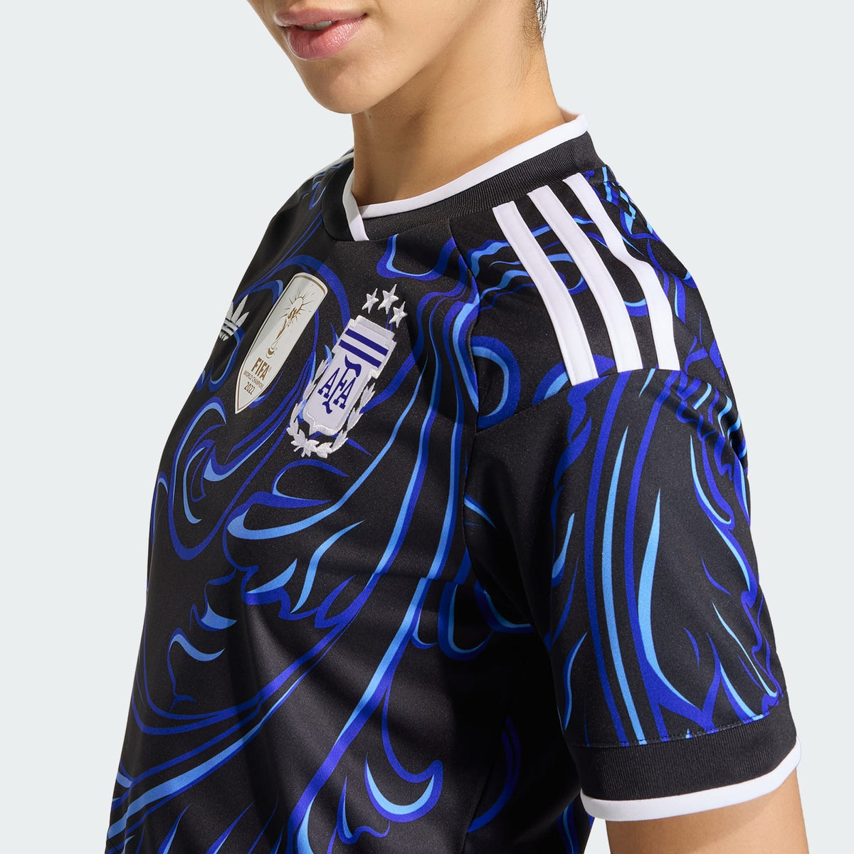 Adidas Argentina Women Away Cropped Jersey 26/27 - KE5984 product image 7, provided for visual reference and product detail