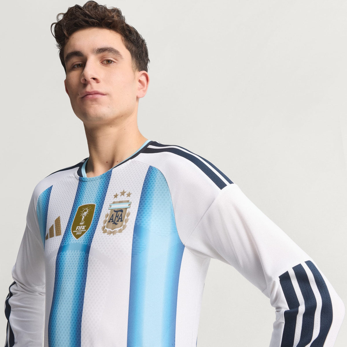 ADIDAS Argentina Men Authentic Home LS Jersey 2026 - KA8068 product image 6, provided for visual reference and product