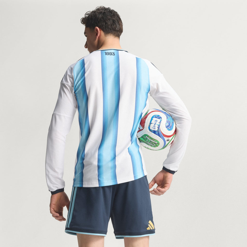 ADIDAS Argentina Men Authentic Home LS Jersey 2026 - KA8068 product image 4, provided for visual reference and product