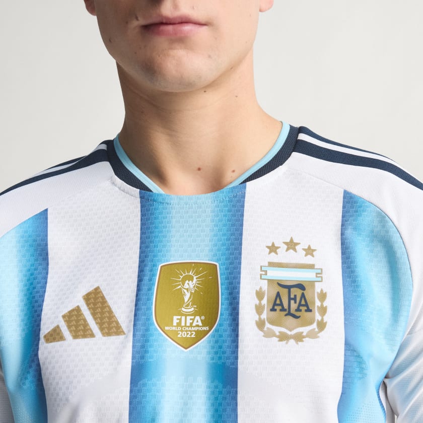 ADIDAS Argentina Men Authentic Home LS Jersey 2026 - KA8068 product image 5, provided for visual reference and product