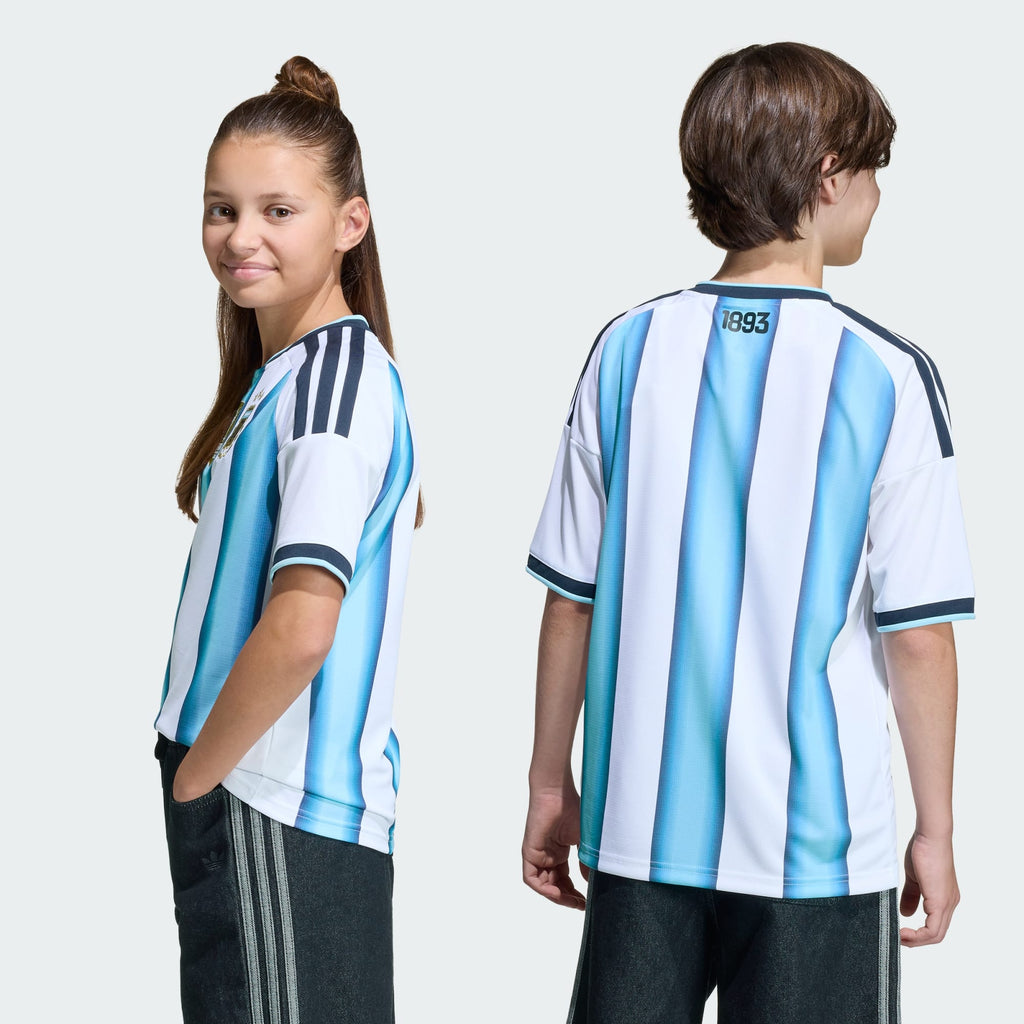 ADIDAS Argentina Youth Home Jersey 2026 - KA8119 product image 4, provided for visual reference and product detail review