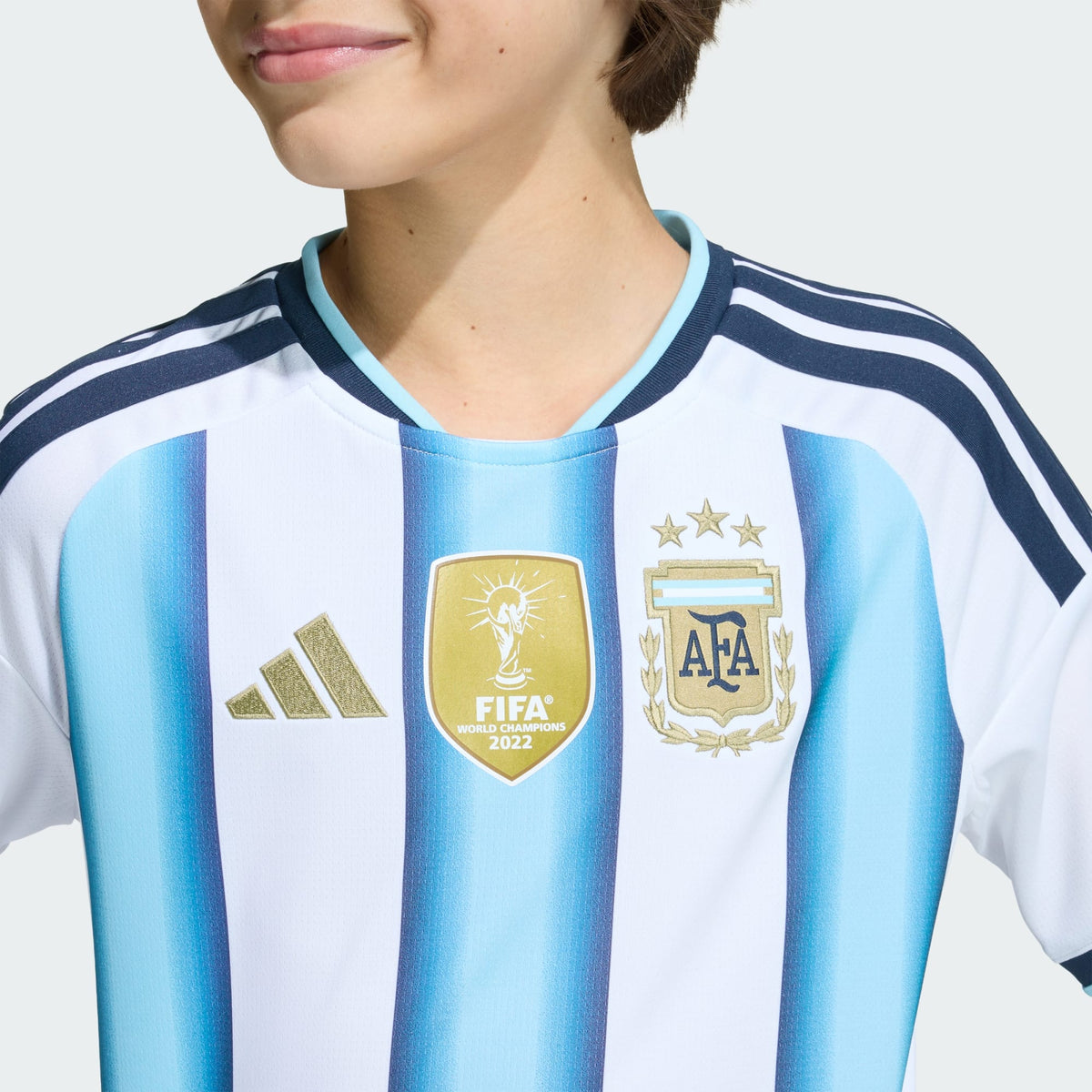 ADIDAS Argentina Youth Home Jersey 2026 - KA8119 product image 6, provided for visual reference and product detail review