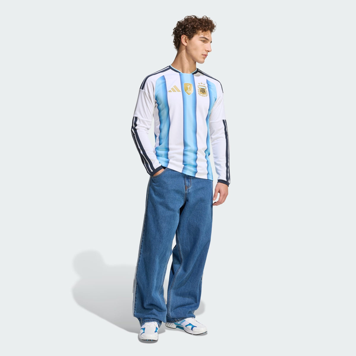 ADIDAS Argentina Men Home Long Sleeve Jersey 2026 - KA8126 product image 5, provided for visual reference and product detail