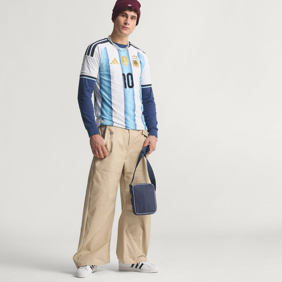 ADIDAS Argentina Men Messi Authentic Home Jersey 2026 - KH3934 product image 8, provided for visual reference and product