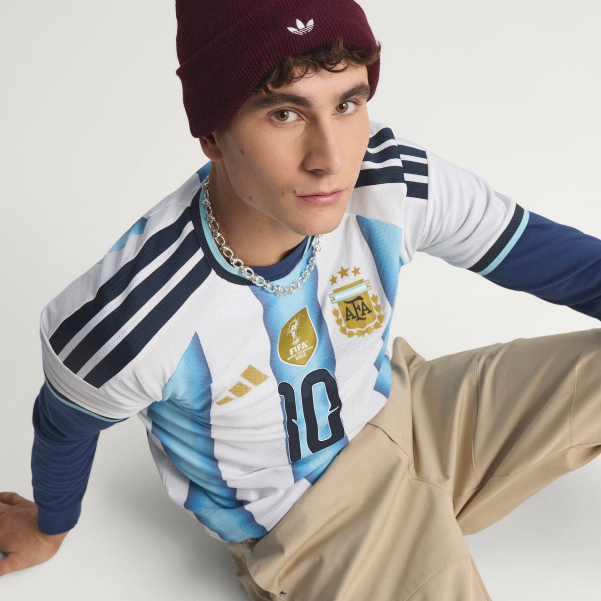 ADIDAS Argentina Men Messi Authentic Home Jersey 2026 - KH3934 product image 4, provided for visual reference and product
