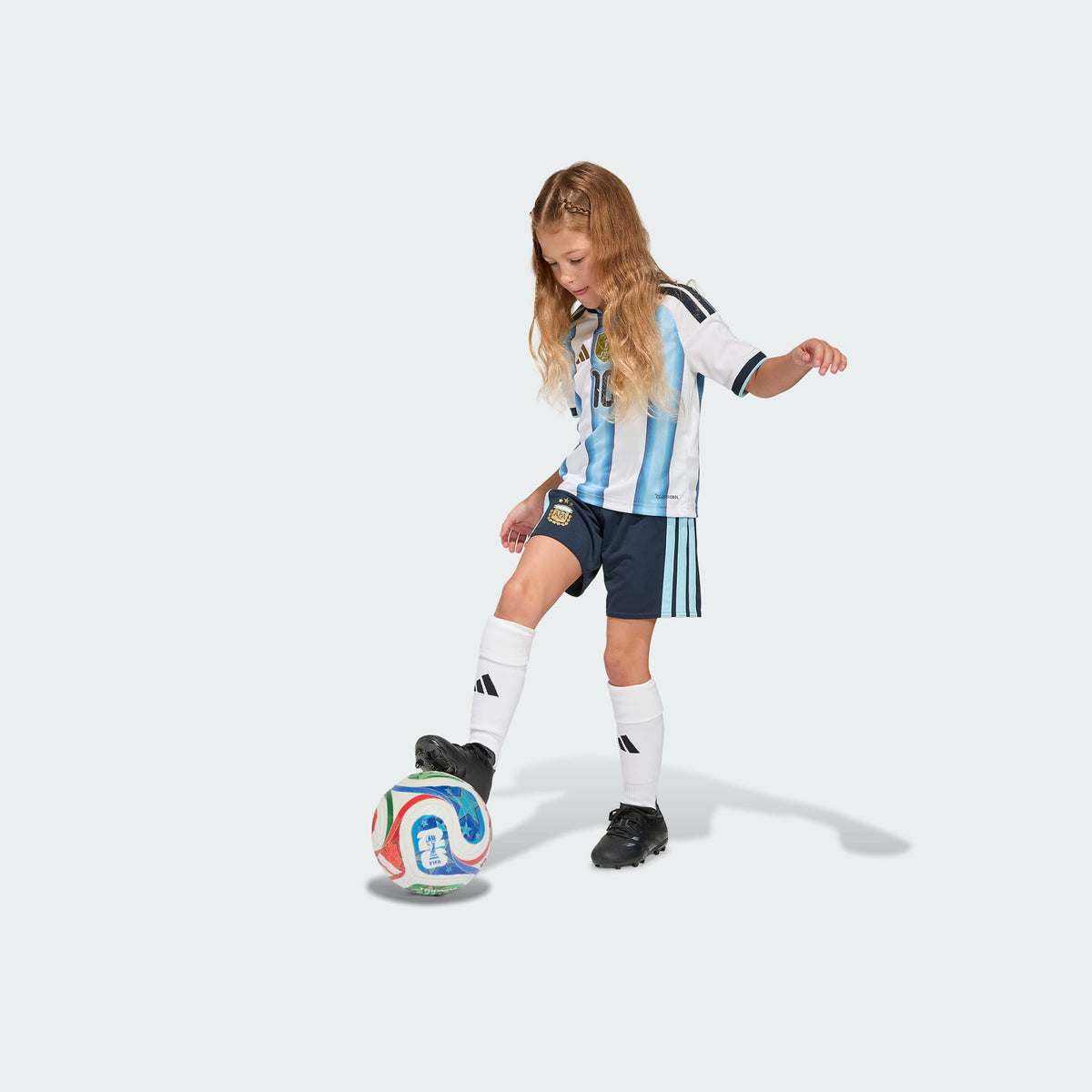 ADIDAS Argentina Messi Kids Home Kit 2026 - KT0390 product image 6, provided for visual reference and product detail review