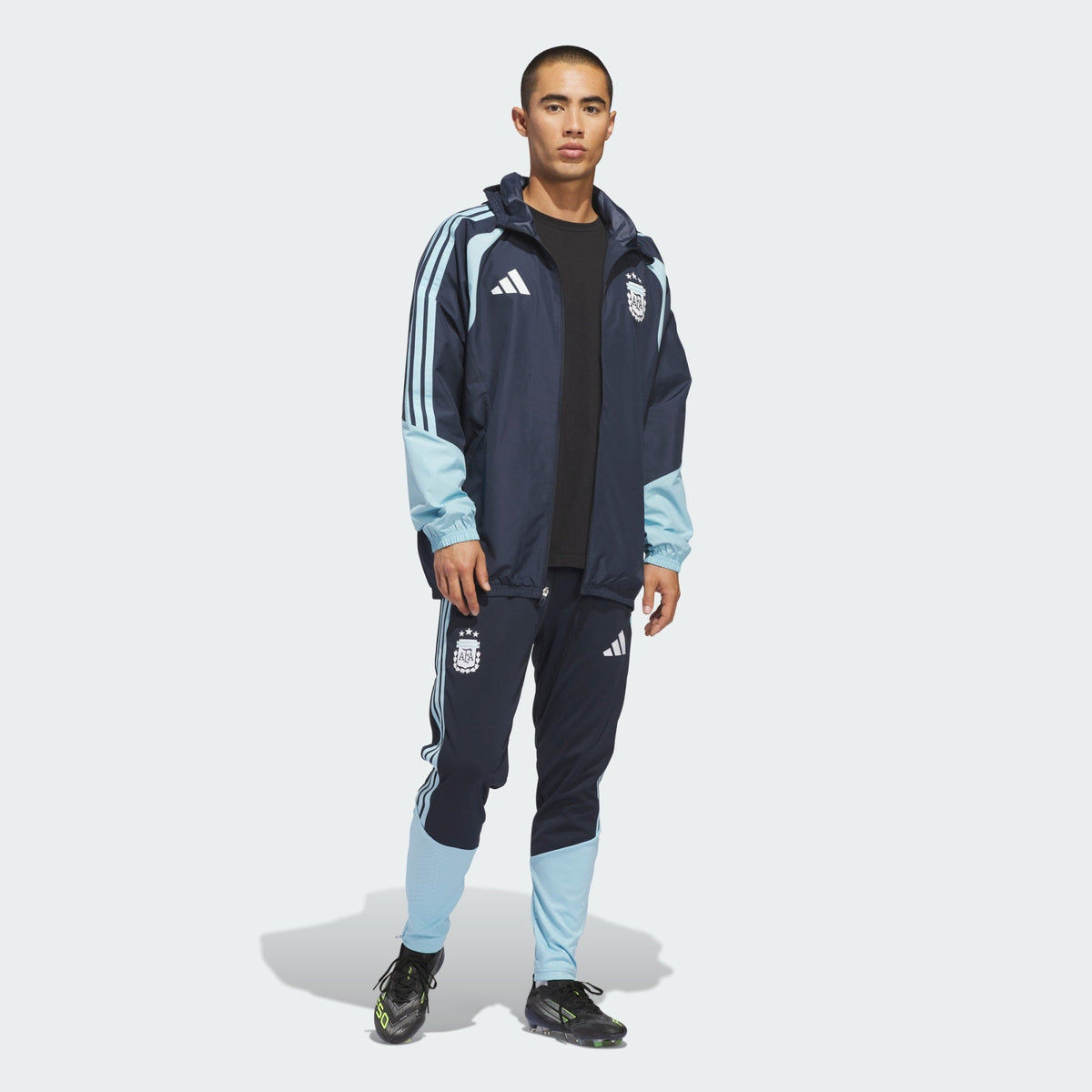 ADIDAS 2026 Argentina Men Tiro All Weather Jacket - JY7049 product image 7, provided for visual reference and product detail