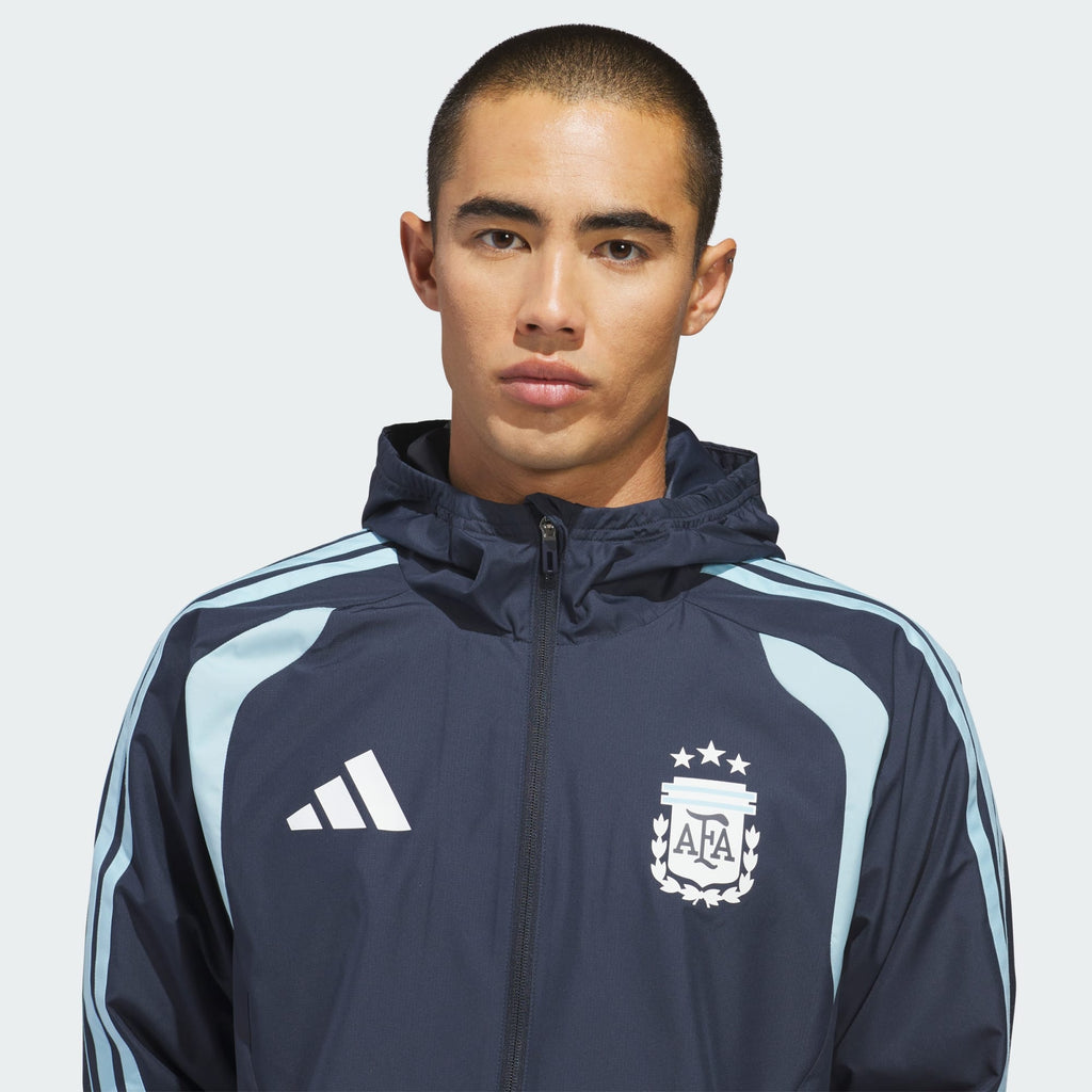 ADIDAS 2026 Argentina Men Tiro All Weather Jacket - JY7049 product image 4, provided for visual reference and product detail