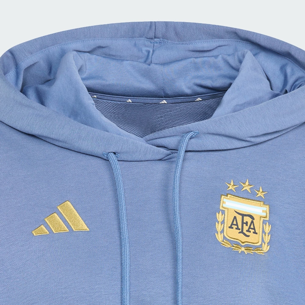 ADIDAS 2026 Argentina Women DNA Hoodie - JZ6384 product image 2, provided for visual reference and product detail review