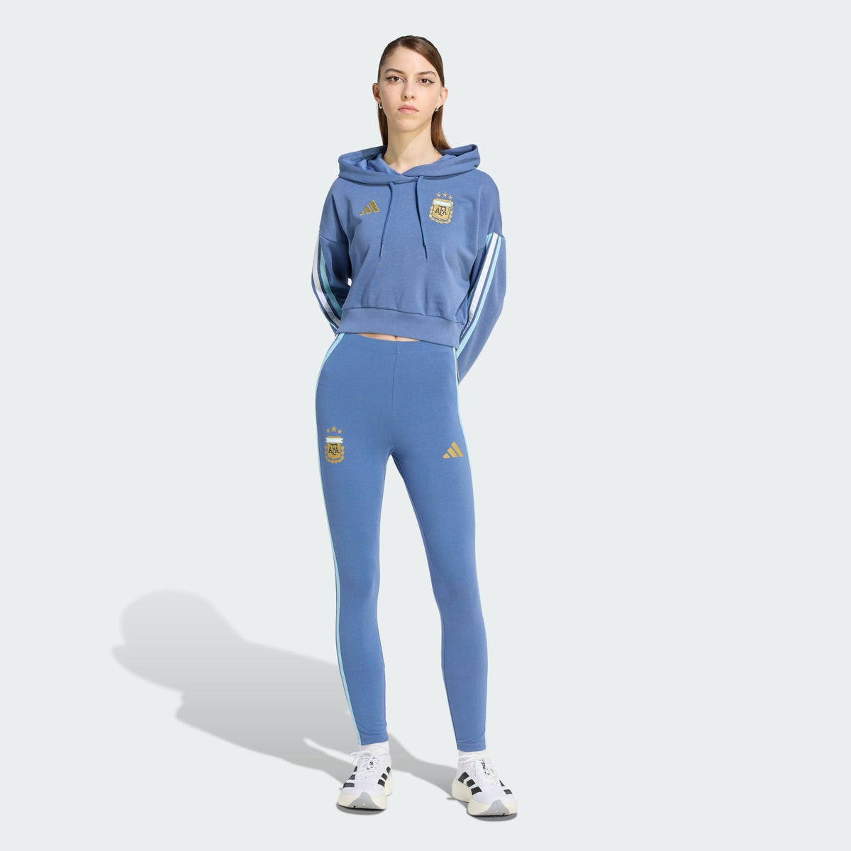 ADIDAS 2026 Argentina Women DNA Hoodie - JZ6384 product image 7, provided for visual reference and product detail review
